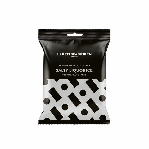 Lakritsfabriken Salty Licorice 3.53oz, BEST BY: July 1, 2025