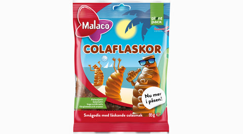 Malaco Cola Bottles 95g, BEST BY: May 26, 2025