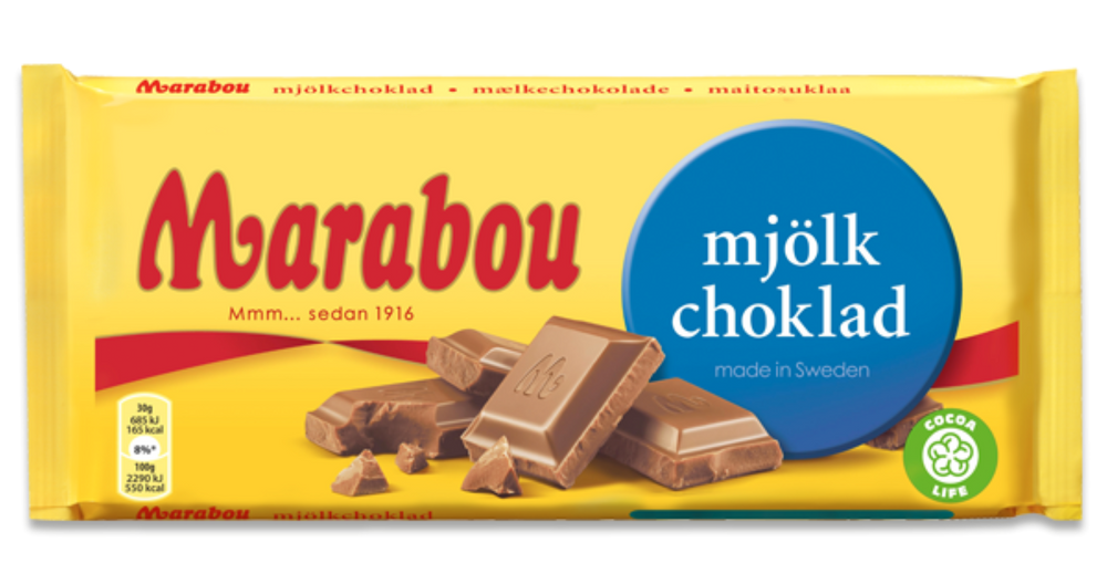 Marabou Mjölkchoklad 200g Bar