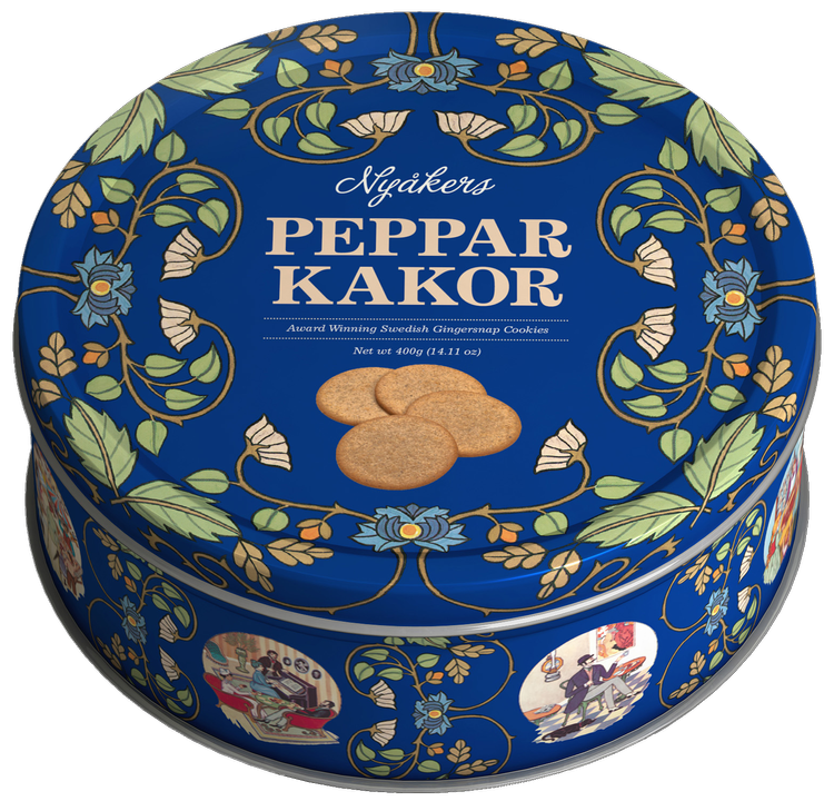 Nyakers Gingersnaps Blue Tin 14.11oz – Sweetish Candy- A Swedish