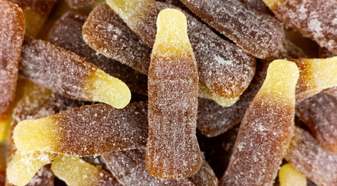 Large Sour Cola Bottles