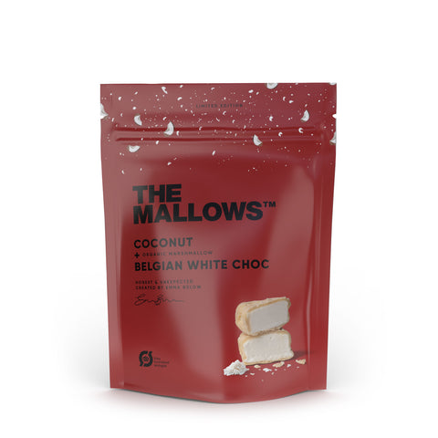 The Mallows: Coconut 90g - Special Edition, BEST BY: September 19th, 2025
