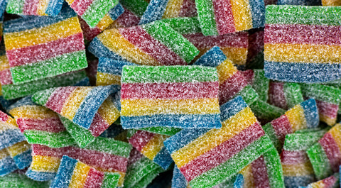 Sour-ish Rainbow Bites