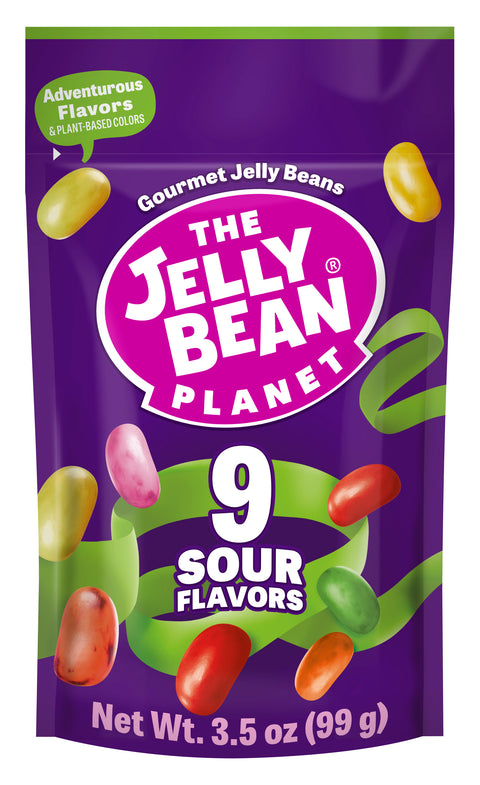 Jelly Bean Planet: 9 Sour Flavors 3.5oz