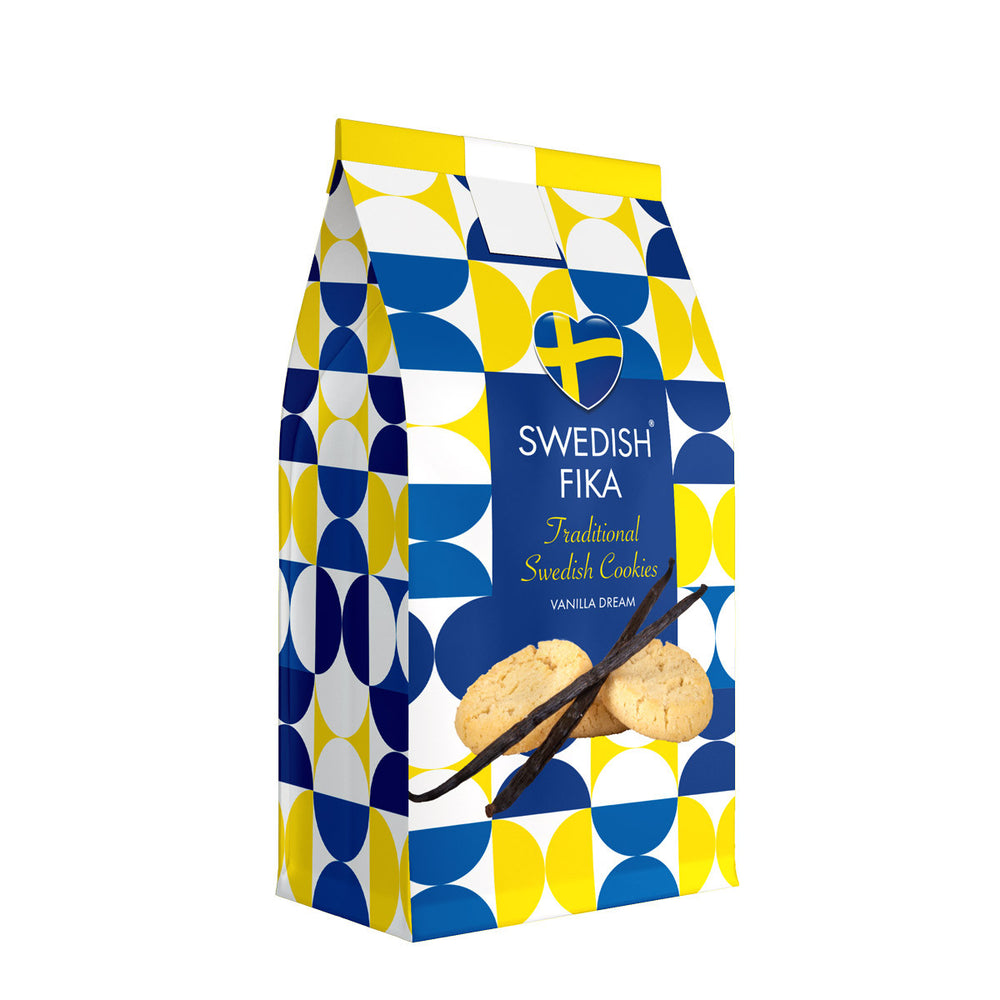 Swedish Fika Traditional Swedish Vanilla Cookies Bag 8.81oz