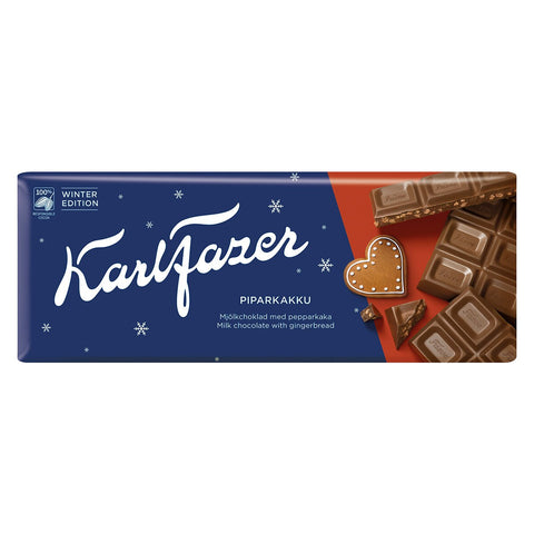Fazer Milk Chocolate with Gingerbread Winter Edition Bar 200g