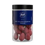 Delifabriken Milk Chocolate Raspberry Almonds 220g
