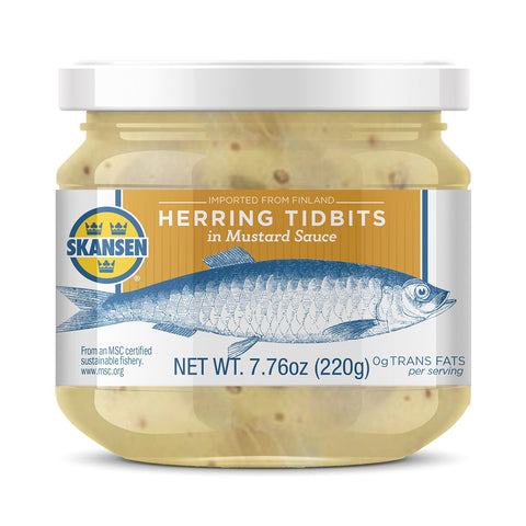 Skansen® Mustard Herring Jar 7.76oz