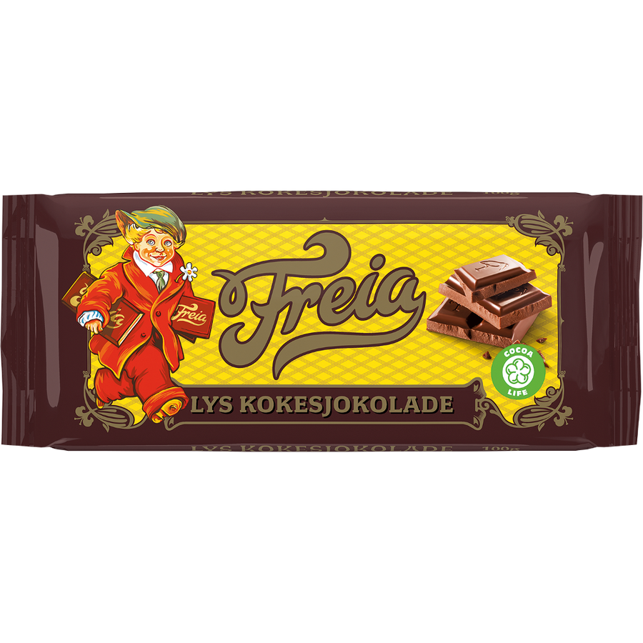 Freia Light Cooking Chocolate 100g, BEST BY: January 4, 2023