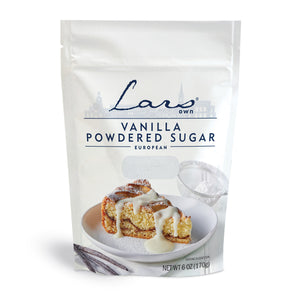 
            
                Load image into Gallery viewer, Lars Own Vanilla Powdered Sugar 6oz Bag
            
        