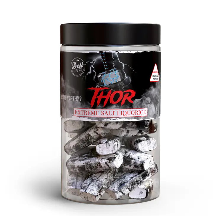 Delifabriken Thor - Extreme Salt Liquorice 170g