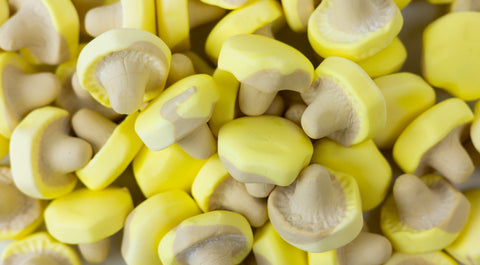 Caramel Banana Mushrooms