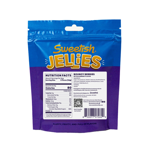 Sweetish Jellies: Bouncy Berries 4.2oz