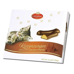 
            
                Load image into Gallery viewer, Carstens Chocolate Covered Lübecker Marzipan Cat Tongues 3.5oz
            
        
