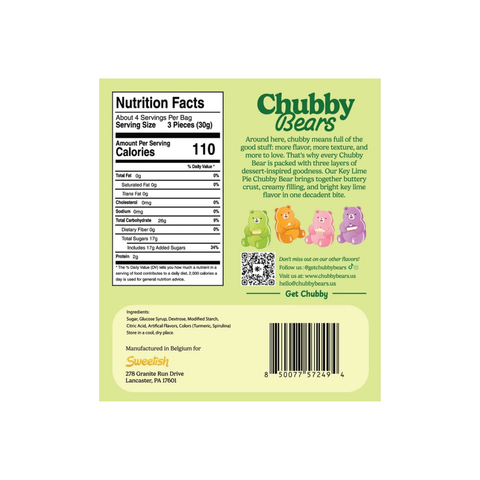 Chubby Bears: Key Lime Pie 4.2oz