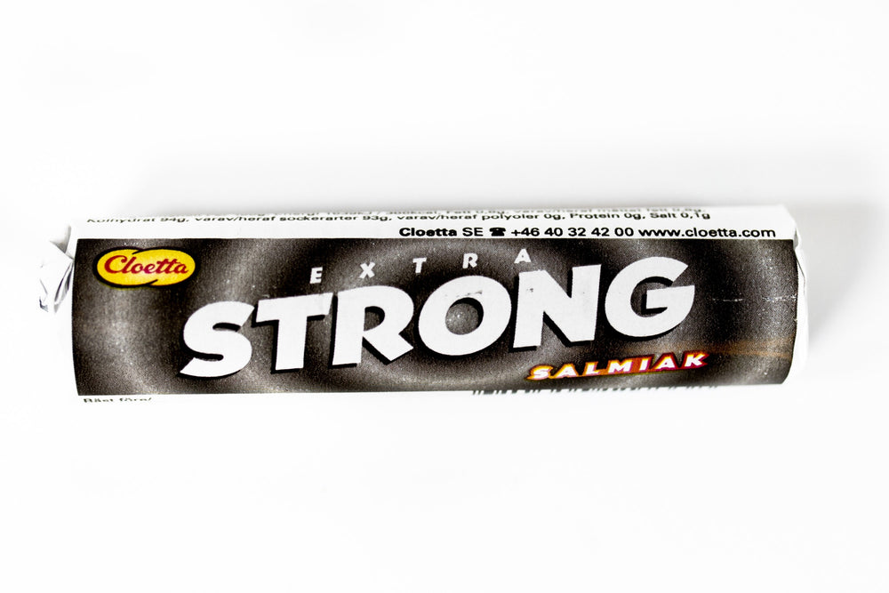 Cloetta Extra Strong Salmiak, BEST BY: August 9, 2023