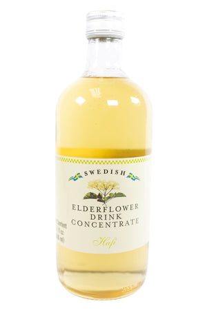 Hafi Elderflower Drink Concentrate, BEST BY: October 9, 2023