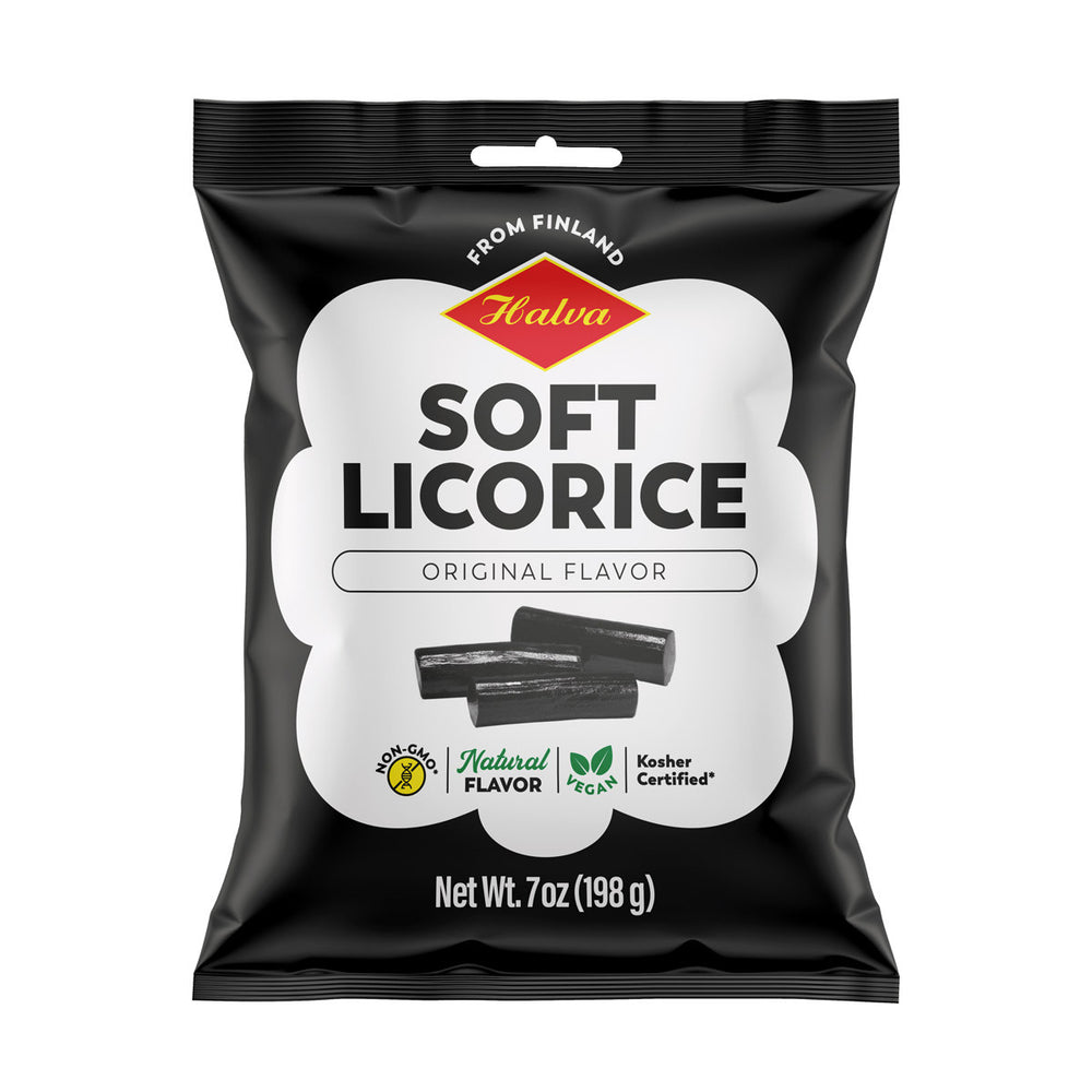 Halva Finnish Black Soft Licorice Sweetish Candy A Swedish Candy Store