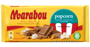 Marabou Popcorn 185g, BEST BY: January 1, 2024