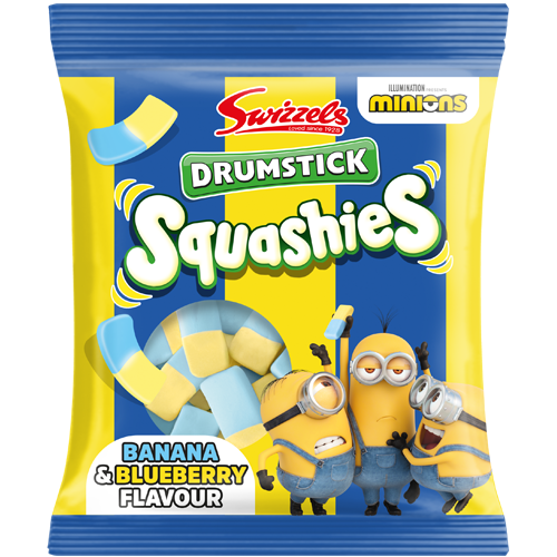
            
                Load image into Gallery viewer, Swizzels Drumstick Squashies Minions 140g Bag
            
        