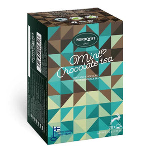 
            
                Load image into Gallery viewer, Nordqvist Mint Chocolate Flavored Black Tea Bags 20/pc Box
            
        