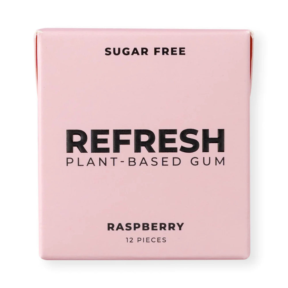 Refresh Plant-Based Gum: Raspberry
