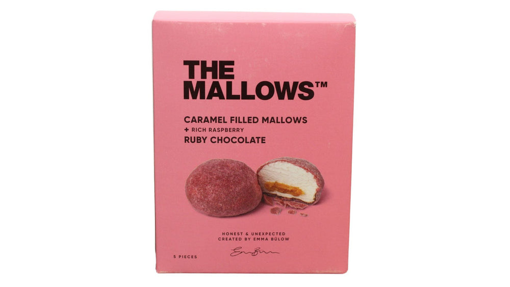 
            
                Load image into Gallery viewer, The Mallows: Caramel &amp;amp; Ruby Chocolate 90g, BEST BY: December 15, 2023
            
        