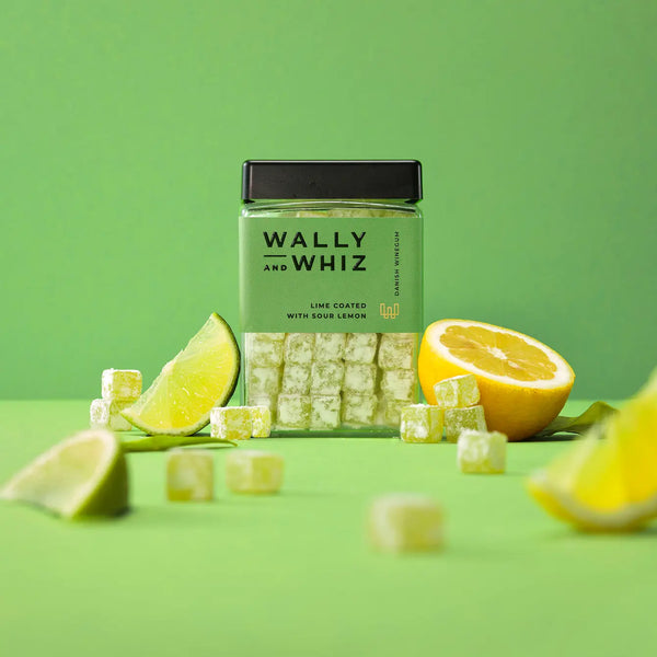 Wally and Whiz: Lime with Sour Lemon 240g – Sweetish Candy- A