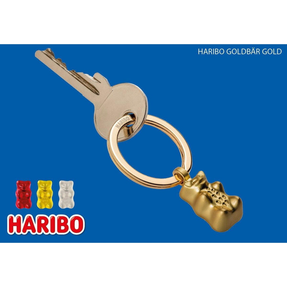 
            
                Load image into Gallery viewer, Troika Haribo Gold Gummy Bear Charm Keychain
            
        