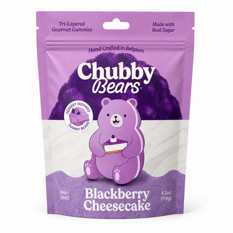 Chubby Bears: Blackberry Cheesecake 4.2oz