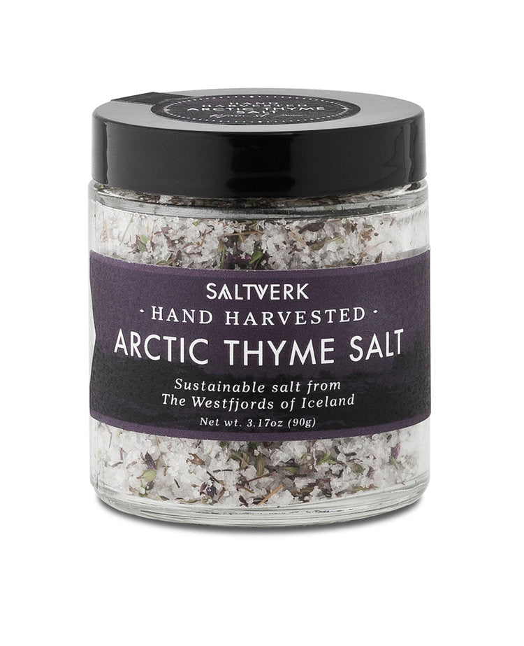 Saltverk Arctic Thyme Salt, BEST BY: August 2023