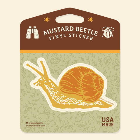 Snail Vinyl Sticker