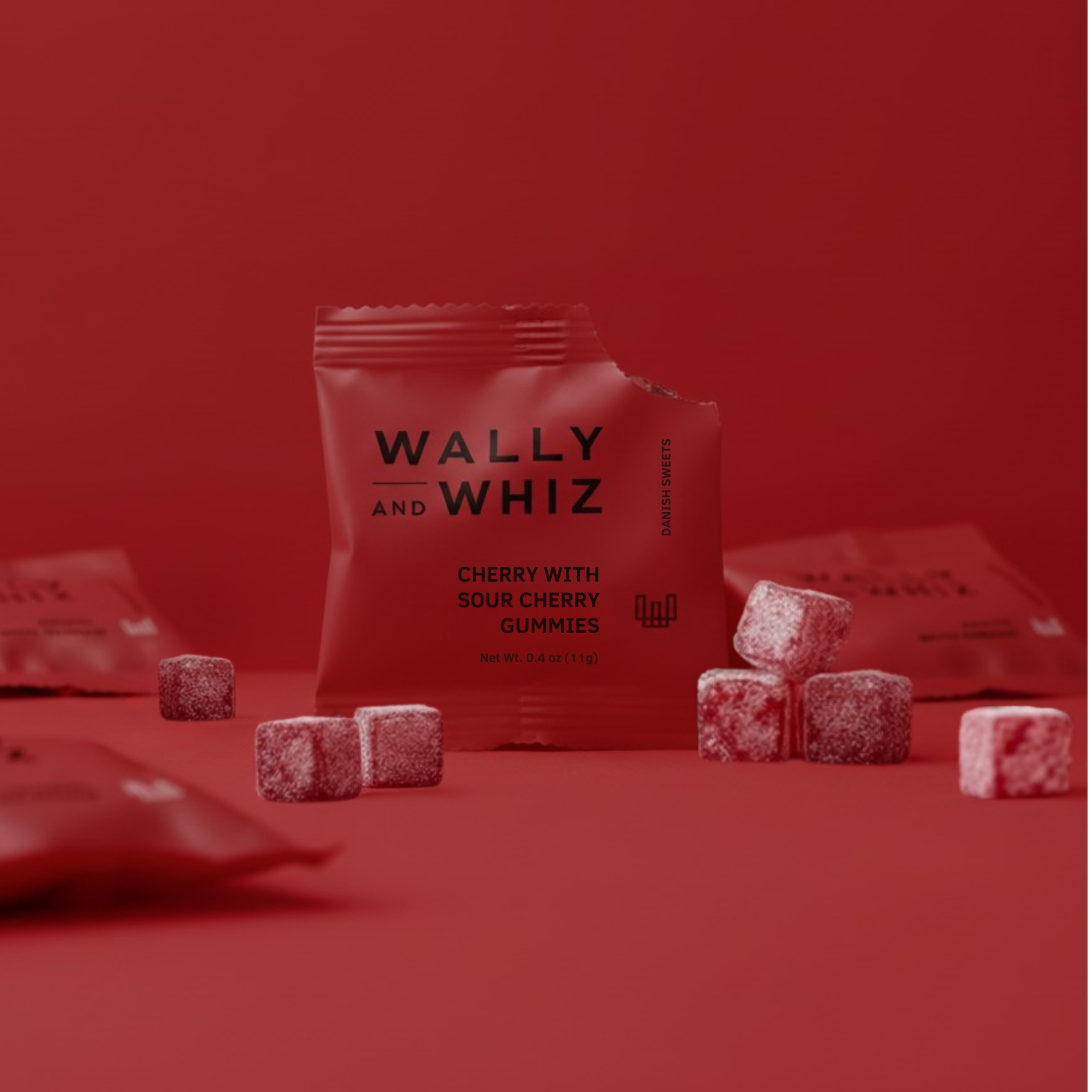 クレイジー　WAL3 Wally and Whiz: Cherry with Sour Cherry 11g – Sweetish Candy- A