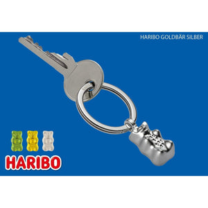 
            
                Load image into Gallery viewer, Troika Haribo Silver Gummy Bear Charm Keychain
            
        