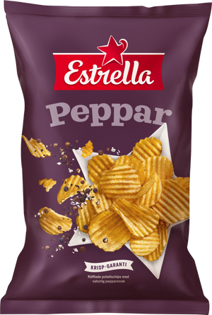 Estrella Peppar Chips 175g Bag