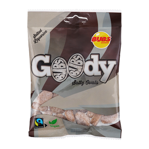 BUBS Goody Salted Licorice Ovals 90g