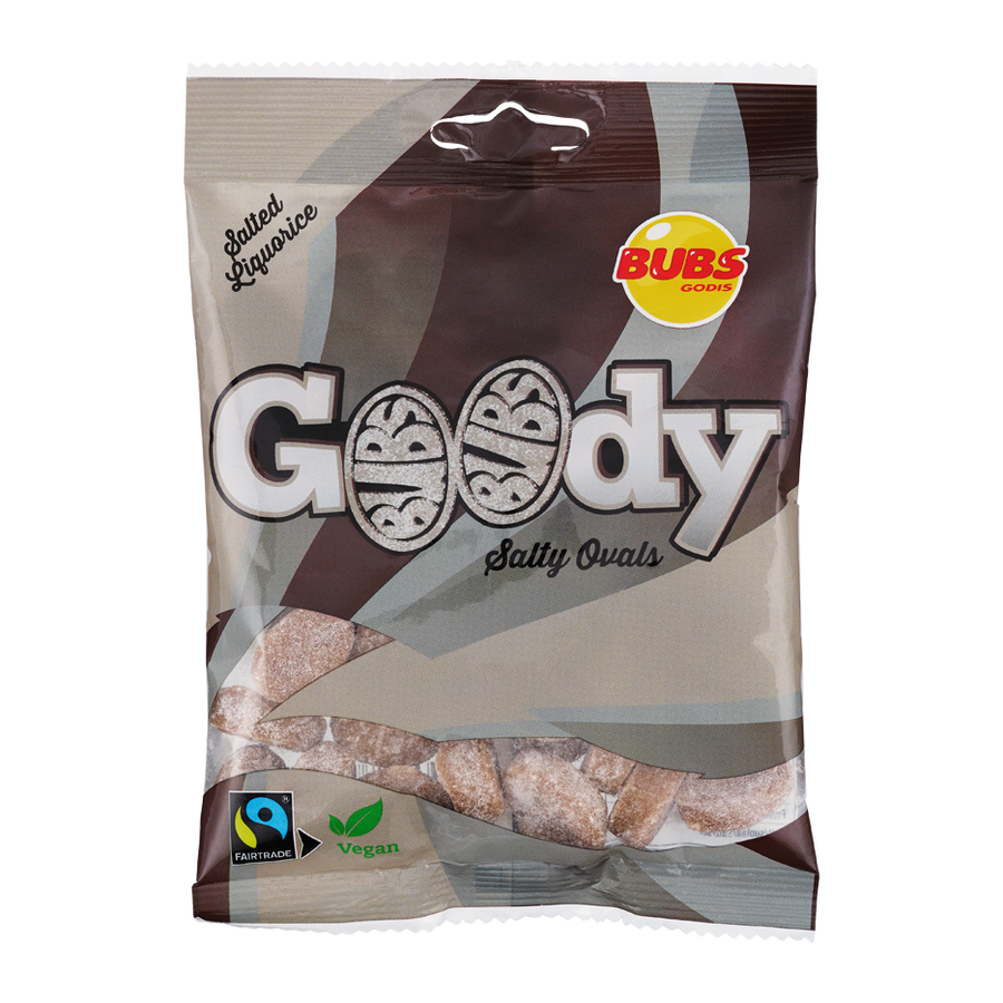 Bubs Godis Salted Licorice Ovals 90g