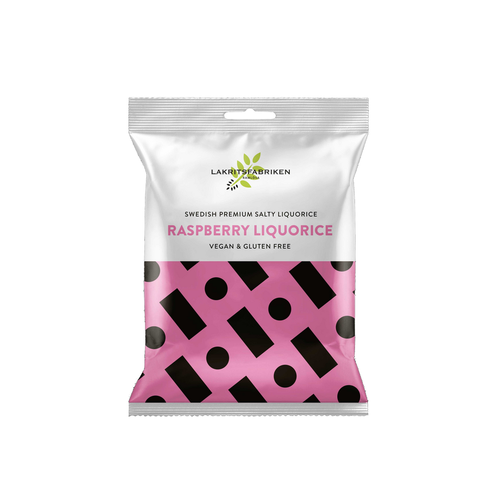 
            
                Load image into Gallery viewer, Lakritsfabriken Salty Raspberry Licorice 3.53oz, BEST BY: July 1, 2023
            
        