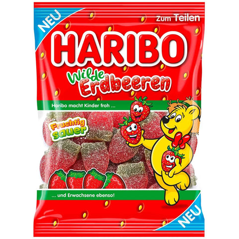Haribo Wilde Erdbeeren Sauer 175g