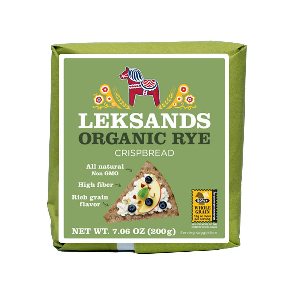 Leksands Organic Rye Crispbread Triangles 7.06oz