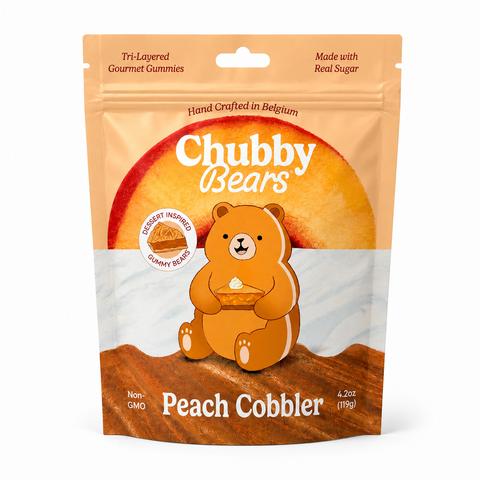 Chubby Bears: Peach Cobbler 4.2oz