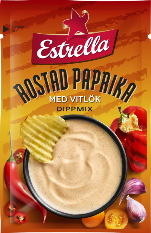 Estrella Roasted Peppers and Garlic Dip Mix, BEST BY: July 3, 2023