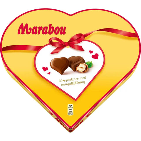 Marabou Heart Box