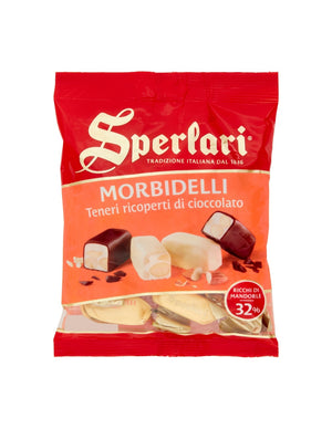 Sperlari Morbidelli Soft Nougat Bites Almonds in Assorted Flavors 117g