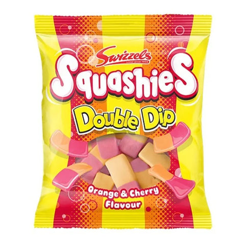Swizzels Squashies Double Dip Orange & Cherry 120g