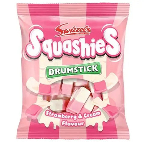 Limited Import - Squashies Strawberry & Cream 120g