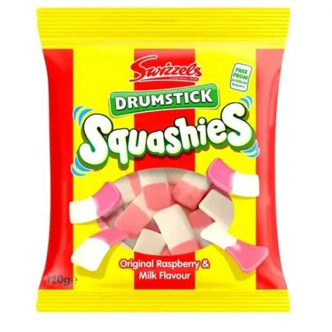 Swizzels Squashies Drumstick Original Raspberry/Milk 140g
