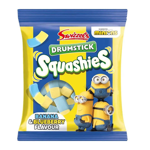 Swizzels Drumstick Squashies Banana & Blueberry 120g