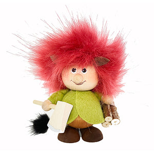 Nordic Troll with Axe and Firewood