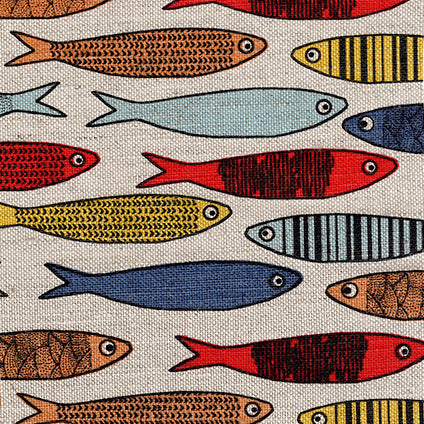 Nordic Long Fish Tea Towel